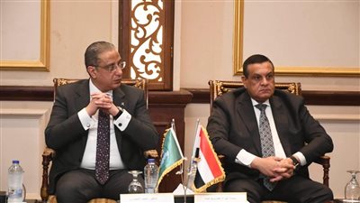 محافظ الفيوم يستقبل وزير التنمية المحلية ووفد الاتحاد الأوربي 