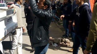 رفع 613 حالة إشغال طريق بالبحيرة