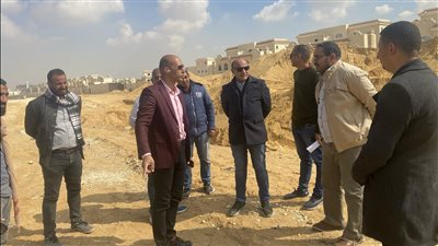  رئيس جهاز القاهرة الجديدة يتفقد مشروع جنة السكنى بالتجمع الثالث
