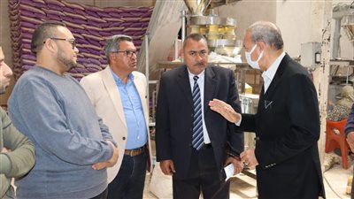 محافظ القليوبية يتفقد مصنع لتعبئة المواد الغذائية بمدينة بنها 