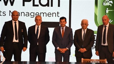 وزير الرياضة يشهد المؤتمر الصحفي الخاص ببطولة كأس العالم للخماسي الحديث