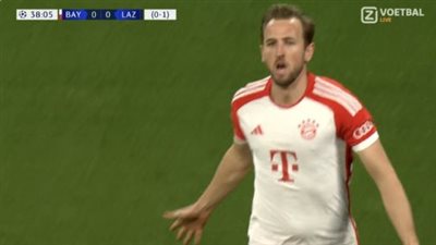 هاري كين يتقدم لبايرن ميونخ أمام لاتسيو 