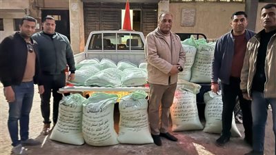 ضبط 1300 كيلو دقيق قبل بيعه في السوق السوداء بالفيوم 