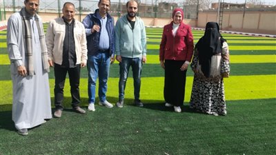 الانتهاء من تسليم الملعب الخماسي لمركز شباب ميت العطار بالقليوبية