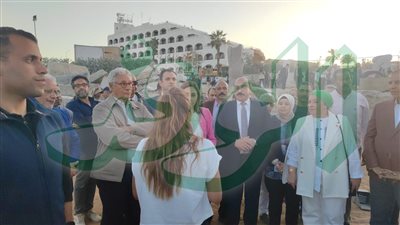 وزيرة الثقافة ومحافظ أسوان يشهدان حفل ختام الدورة الـ28 من مهرجان سمبوزيوم الدولي