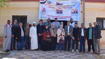 جامعة العريش تُشارك في مبادرة حياة كريمة بقافلة متعددة