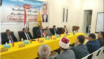 محافظ شمال سيناء.. المشروعات المنفذة علي أرض المحافظة تعطي دفعة كبيرة للنشاط الإقتصادي