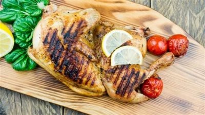 دجاج بالفرن بالليمون والسماق