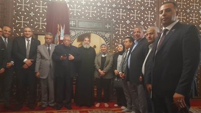 وفد شباب الأحزاب والسياسيين يتفقد محطتي مسار رحلة العائلة المقدسة بأسيوط