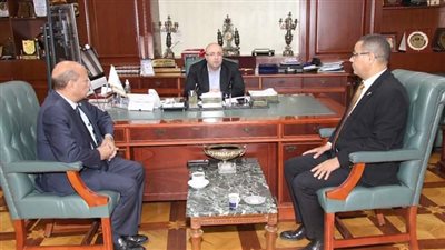 محافظ بني سويف يُناقش مع المدير التنفيذي لـ
