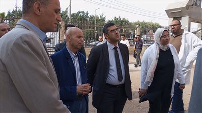 وكيل صحة الشرقية ورئيس الطب العلاجي يتفقدا سير العمل بمستشفى بلبيس