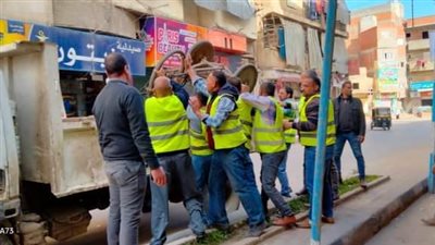 رفع 370 حالة إشغال طريق مخالف بالبحيرة