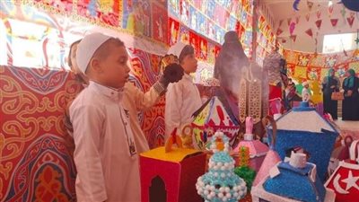 إفتتاح معرض الوسائل التعليمية لرياض الأطفال بمعهد الغردقة النموذجي