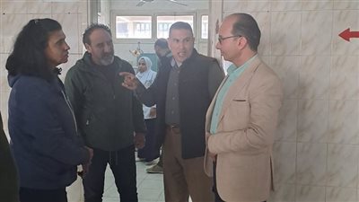 وكيل صحة القليوبية يتفقد مبني عيادات افرينو