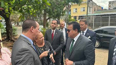 وزير الصحة ونظيره الكوبي يتفقدان «مارييل» أول منطقة حرة للتنمية في كوبا