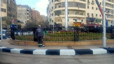 استمرار رفع كفاءة ميدان السيدة زينب و الشوارع المحيطة