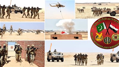 ختام فعاليات التدريب المصرى الباكستانى المشترك (رعد - 1)