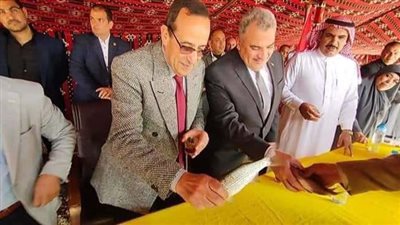 شوشة وفرحات يفتتحان الصيد بمزرعة أم شيحان السمكية بمحافظة شمال سيناء 
