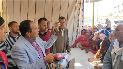 رئيس مدينة مطاي يتفقد منافذ بيع المواد الغذائية ومعارض اهلا رمضان بمنبال