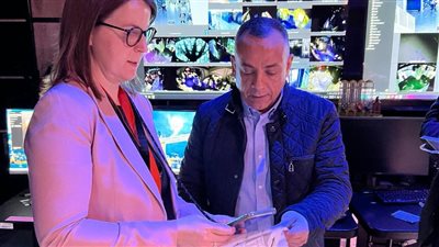 وفد من وزارة السياحة والآثار يتابع تجهيزات معرض 