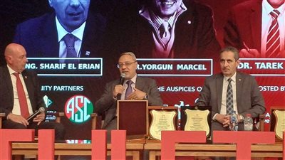 رئيس جامعة طنطا يشارك فى احتفالية كأس العالم للخماسي الحديث بالجامعة الامريكية