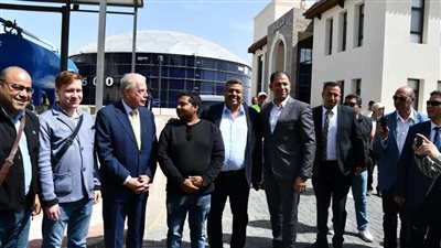 محافظ جنوب سيناء يتفقد محطة تحلية مياه البحر بمدينة طابا 