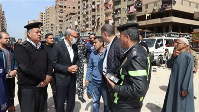 محافظ القليوبية يتابع إزالة برج مخالف بشارع أحمد عرابي بشبرا الخيمة