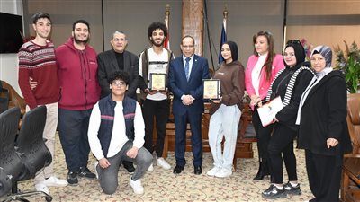 طلاب جامعة قناة السويس يحصلان على جائزتين بمهرجان الفيوم السينمائي الأول للأفلام