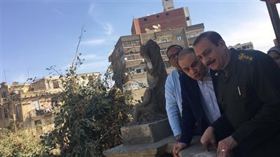 متابعة آخر مستجدات مشروع ترميم قصر حبيب باشا السكاكيني 