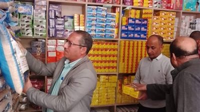 حملات تموينية ورقابية لضبط الأسواق بالمنيا 