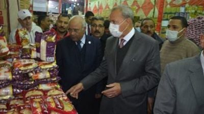 محافظ القليوبية يفتتح 3 معارض جديدة لاستقبال شهر رمضان