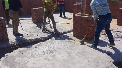 إزالة 5 حالات بناء مخالف بمحافظة الغربية