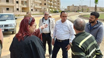 رئيس جهاز الشروق يتفقد المنطقتين الرابعة والخامسة عمارات بالمدينة 