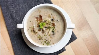 لسفرة رمضان| طريقة عمل شوربة المشروم بالكريمة