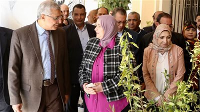 إنطلاق المرحلة الثانية من مبادرة 100 مليون شجرة بحرم جامعة الزقازيق