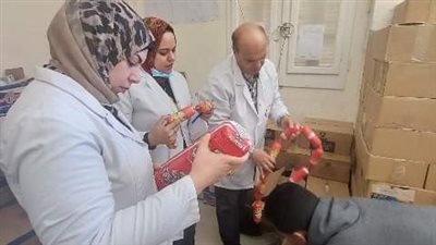 ضبط 360 كجم لحوم مصنعة «لانشون» مجهولة المصدر بالعاشر من رمضان