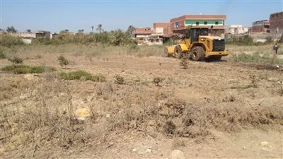 إزالة التعديات على أراضي أملاك الدولة بإطسا في الفيوم 