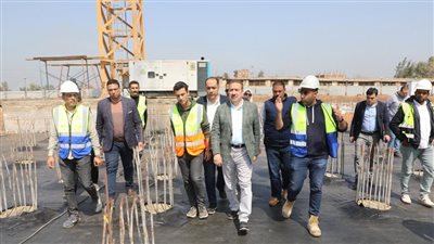 محافظ المنوفية يتفقد الأعمال الإنشائية لمستشفى الشهداء الجديدة 