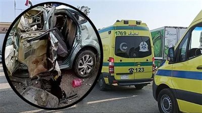 إصابة 5 أشخاص في حادث انقلاب سيارة ربع نقل  بالفيوم