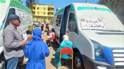 الكشف على 1743 مريضاً فى قافلة علاجية بقرية السلام بالدقهلية 