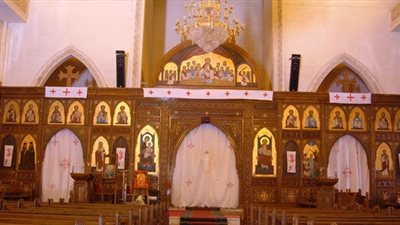 الأنبا تكلا يترأس فعاليات النهضة الروحية بكنيسة العذراء والشهيدة دميانة