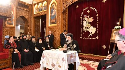 تفاصيل الاجتماع البابا تواضروس أول بمناسبة الصوم ويوبيل 