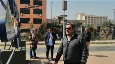 القليوبية تواصل تطوير وتجميل مفارق كوبري المنصورة بالطريق الزراعي