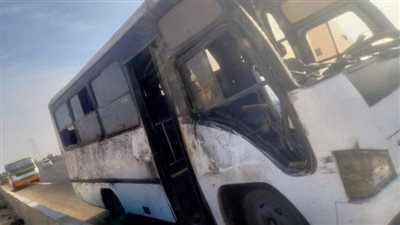 إصابة 25 مواطنًا إثر انقلاب أتوبيس في أكتوبر