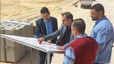 رئيس جهاز العبور الجديدة يتفقد مشروعات الطرق والمرافق ضمن أعمال ترفيق الأراضي المضافة