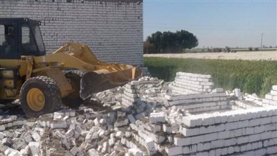 إزالة 89 حالة تعدِِ على الأراضي الزراعية بالمنيا 