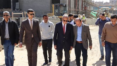 محافظ القليوبية يتفقد أعمال إنشاء مستشفي شبين القناطر المركزي