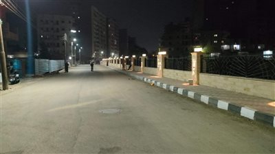 متابعة أعمال تطوير الممشى السياحي ورفع كفاءة الإنارة بمدينة الفيوم      