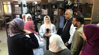 جولة تفقدية لوكيل الصحة بمستشفيات الغربية