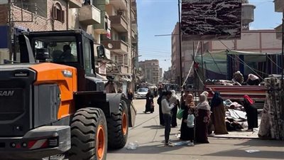 بعد رصفه وتطويره.. رفع سوق طوخ من شارع حسين سليمان 